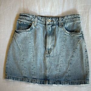 GRLFRND Denim Mini Skirt